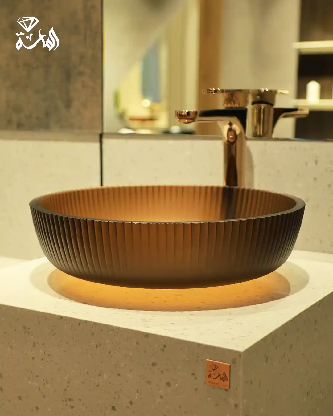 أحواض فاخرة - مغاسل رخام صناعي وطبيعي